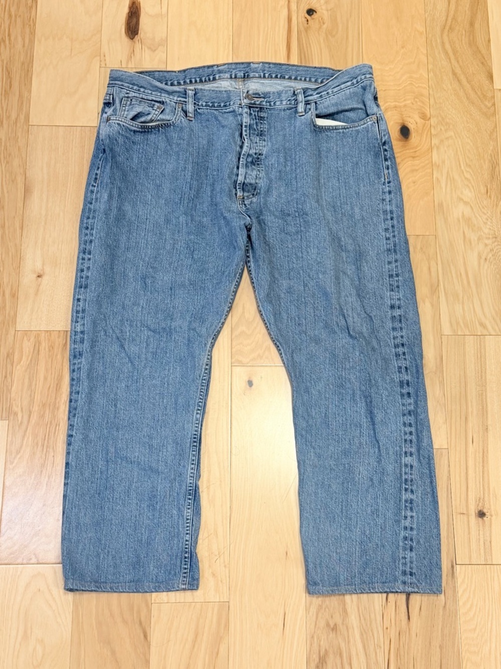 3Sixteen Men’s CS-101XS Classic Straight Stonewashed Indigo Selvedge Denim Jeans